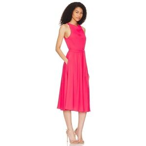 NWT Revolve Amanda‎ Uprichard Elondra Dress XS Hot Pink Special Occasion Party